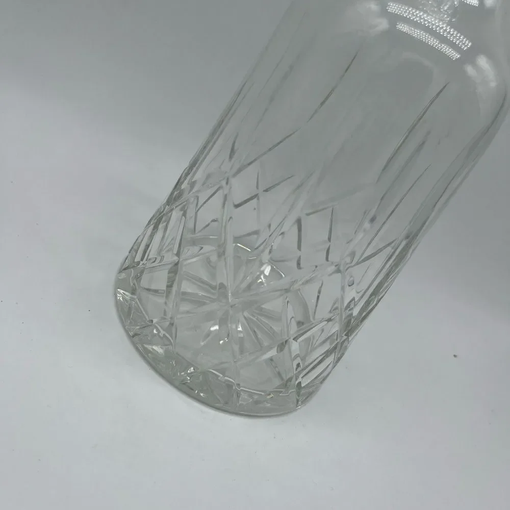 WATERFORD Style Decanter CRYSTAL, Hand Blown, Gatsby Glamour